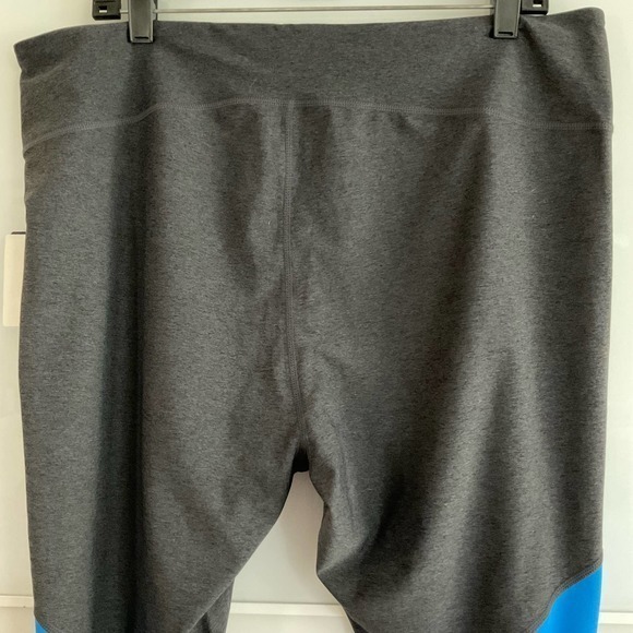 ZELLA Stretch‎ Activewear Below Knee Leggings Pants Gray Blue 3X NEW - Picture 6 of 7